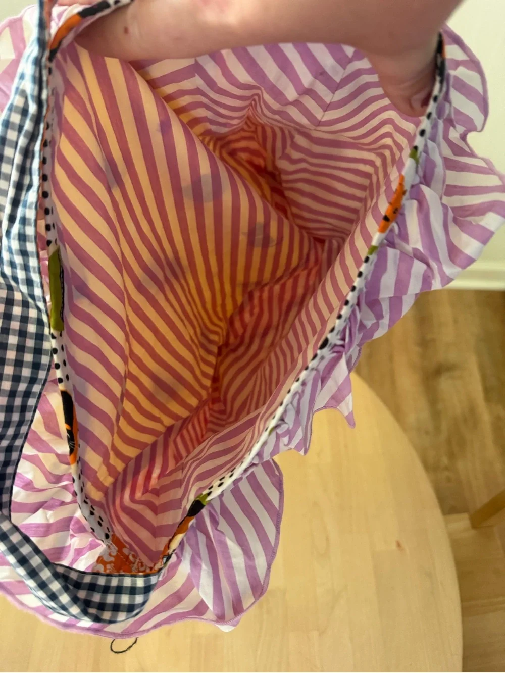 Matilda Jane Orange, Purple & Black Halloween Print Tote